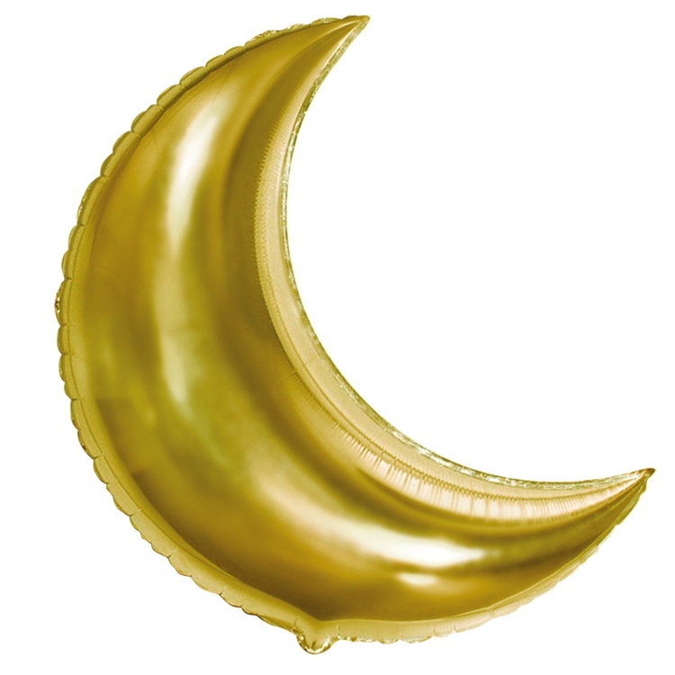 Шар фигура, Полумесяц, Золото / Crescent Moon